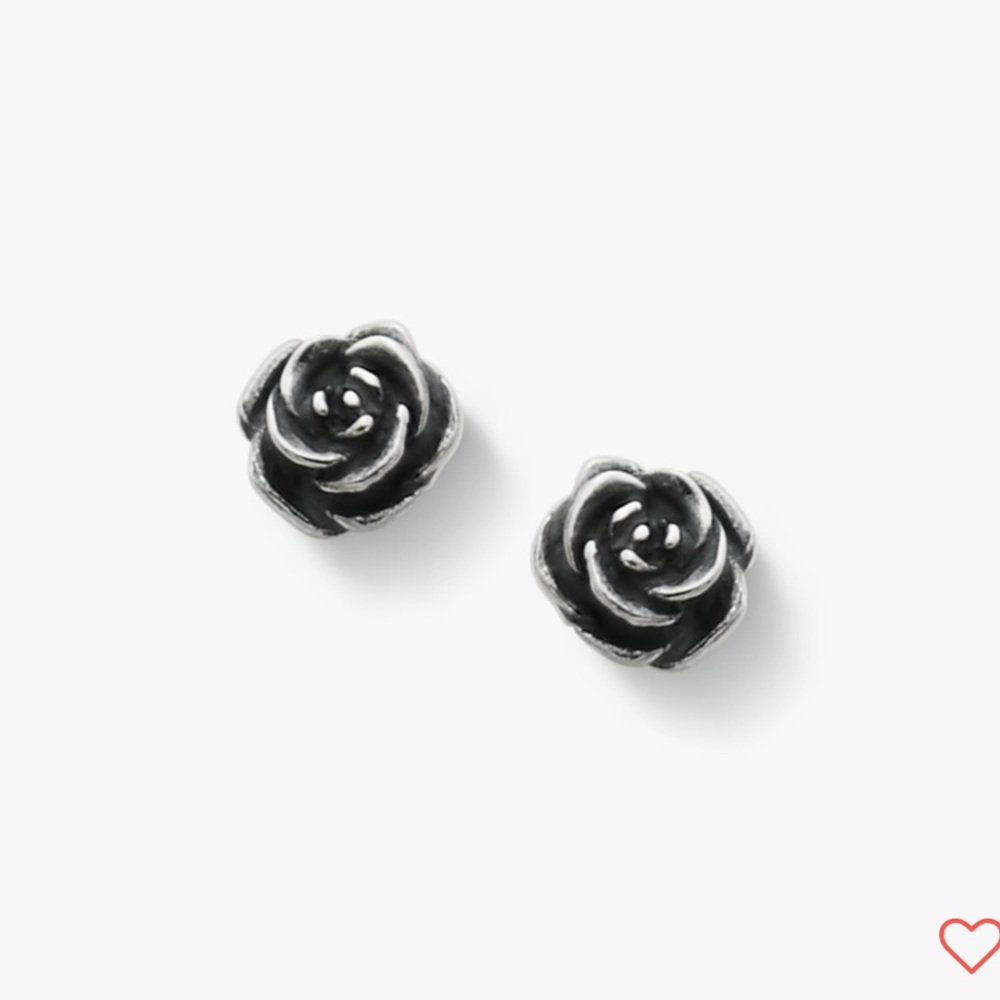 Rose Ear Studs authentic James Avery professionally cleaned